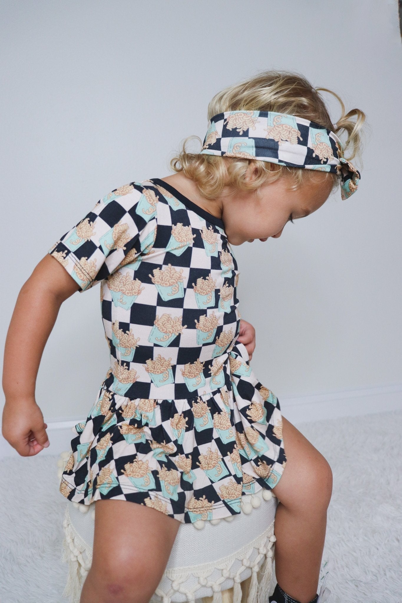 CURLY FRIES DREAM BODYSUIT DRESS - Mack & Harvie