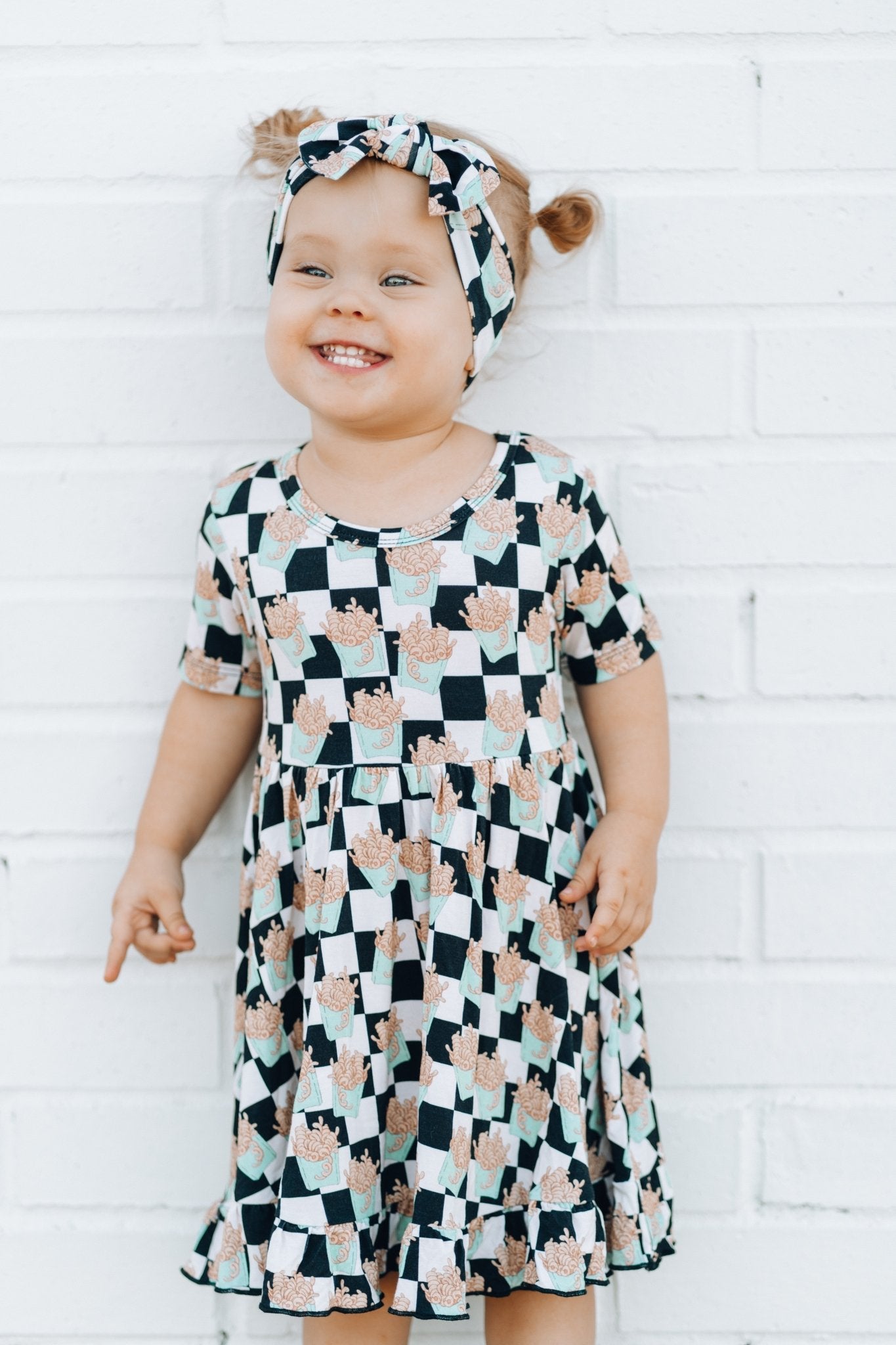 CURLY FRIES DREAM RUFFLE DRESS - Mack & Harvie