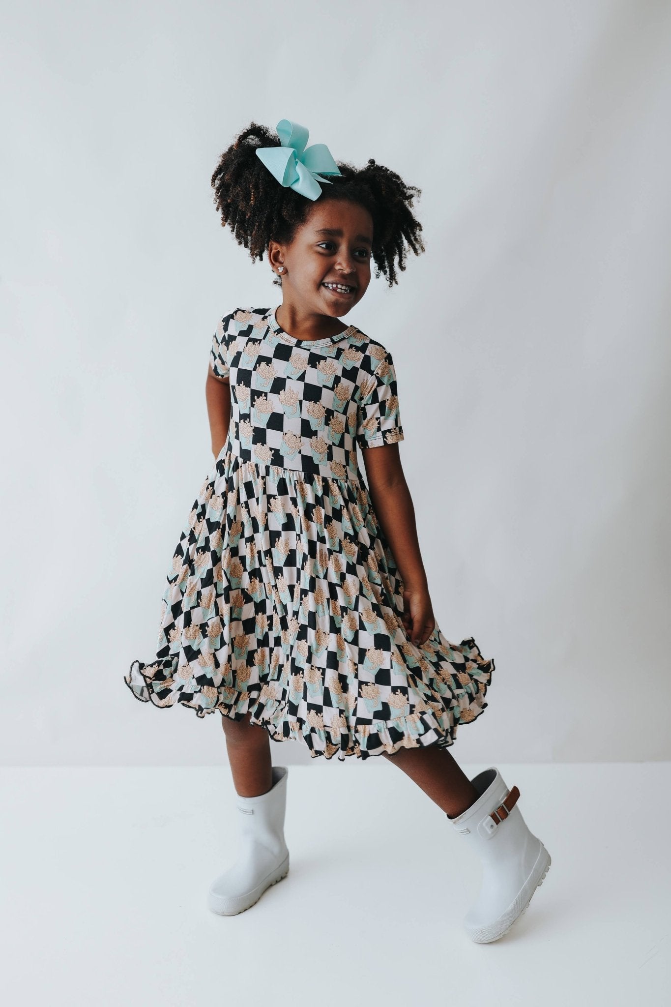 CURLY FRIES DREAM RUFFLE DRESS - Mack & Harvie