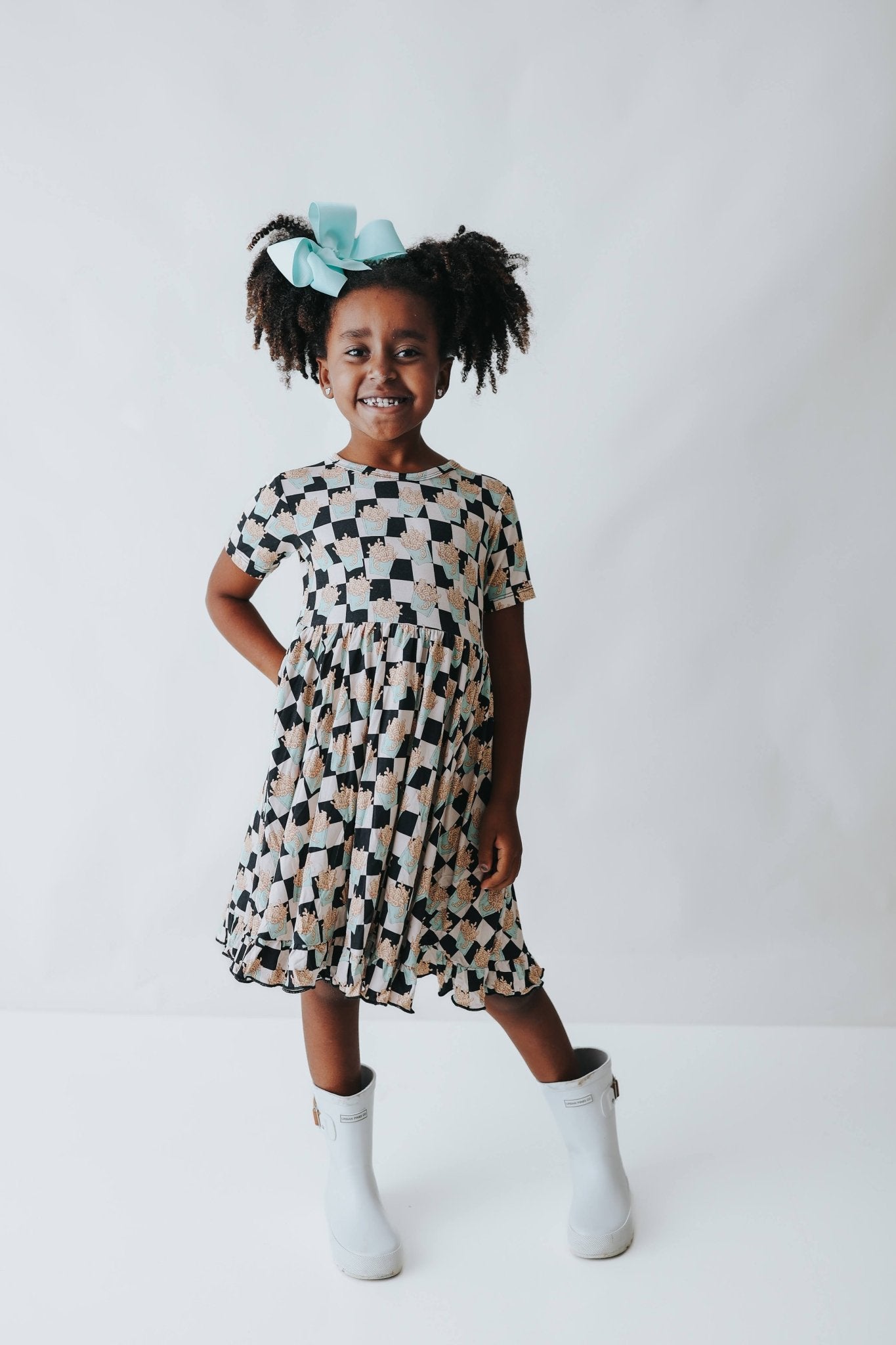 CURLY FRIES DREAM RUFFLE DRESS - Mack & Harvie