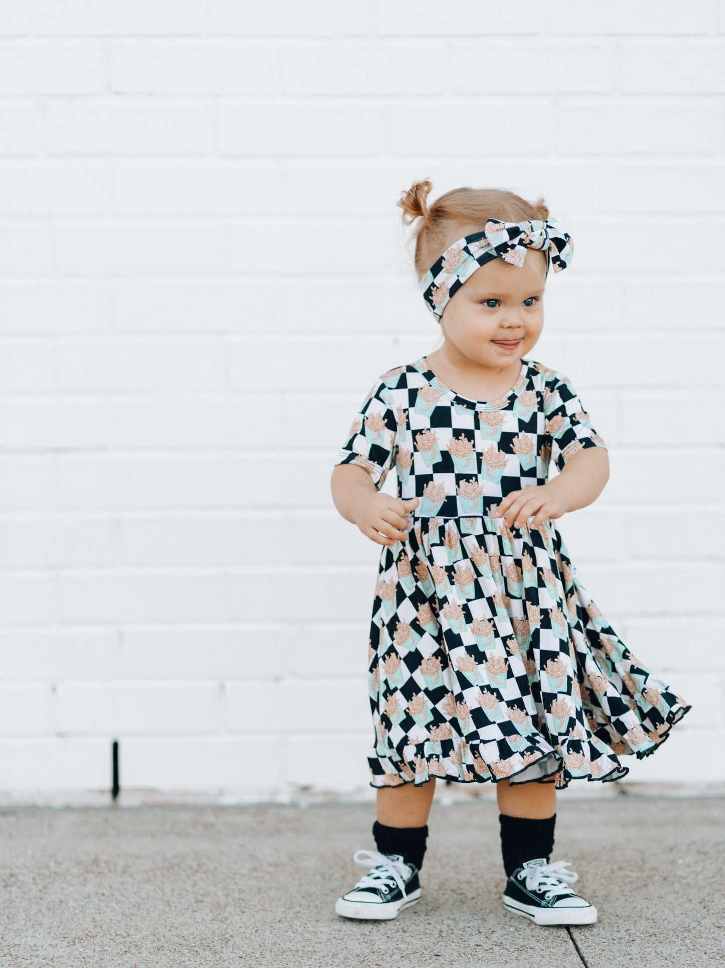 CURLY FRIES DREAM RUFFLE DRESS - Mack & Harvie