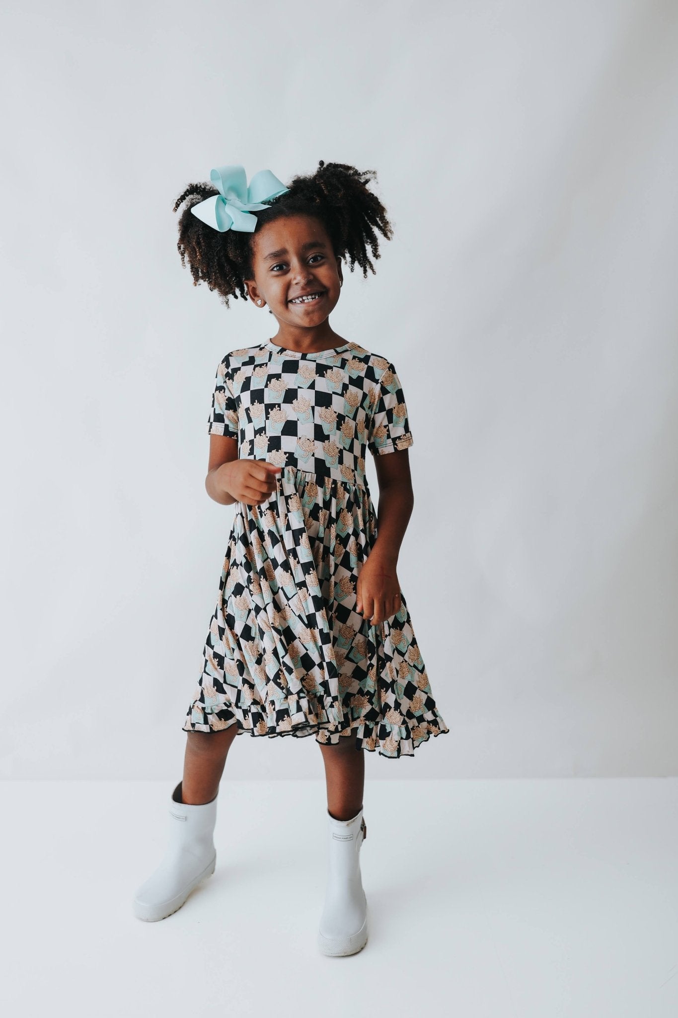 CURLY FRIES DREAM RUFFLE DRESS - Mack & Harvie