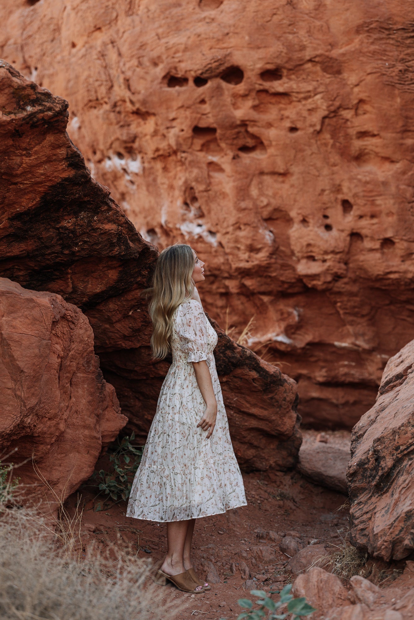 Cypress Midi Dress in Ivory - Mack & Harvie