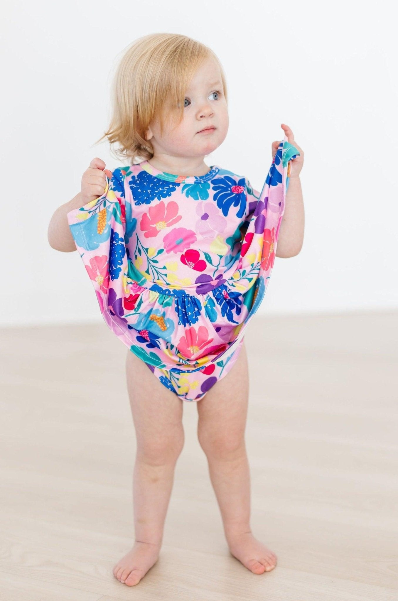 Dahlia Dreams S/S Twirl Bodysuit - Mack & Harvie