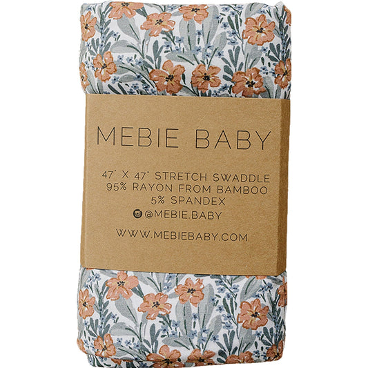 Dainty Meadow Bamboo Stretch Swaddle - Mack & Harvie