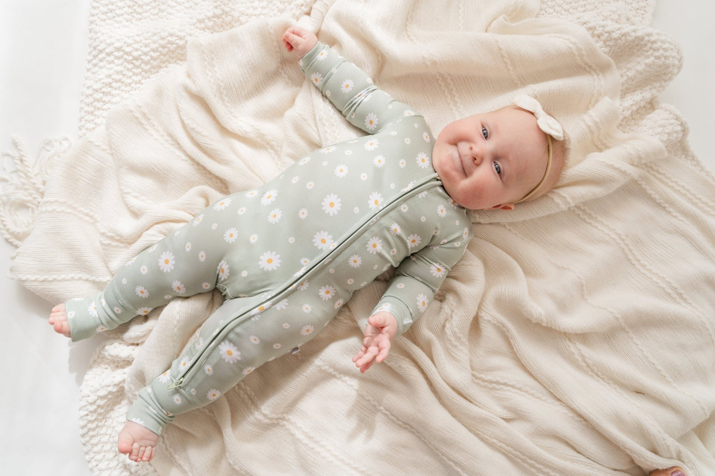 Daisy | Bamboo Zip Romper - Mack & Harvie