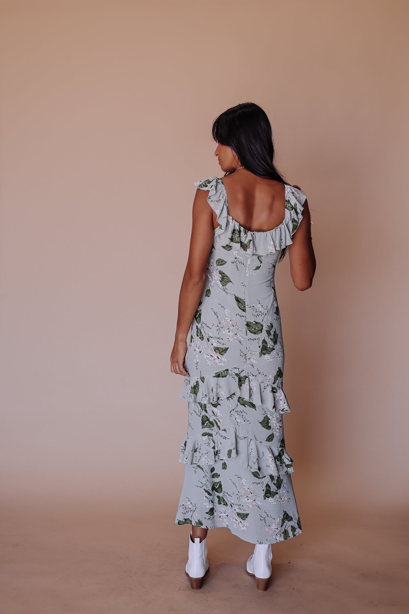 Dalia Fall Midi Dress - Mack & Harvie