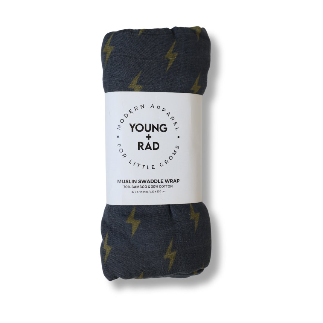 DARK BOLT MUSLIN WRAP - Mack & Harvie