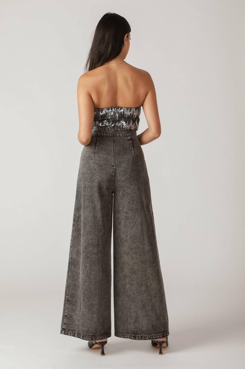 DELICATE TOUCH DENIM JUMPSUIT - Mack & Harvie