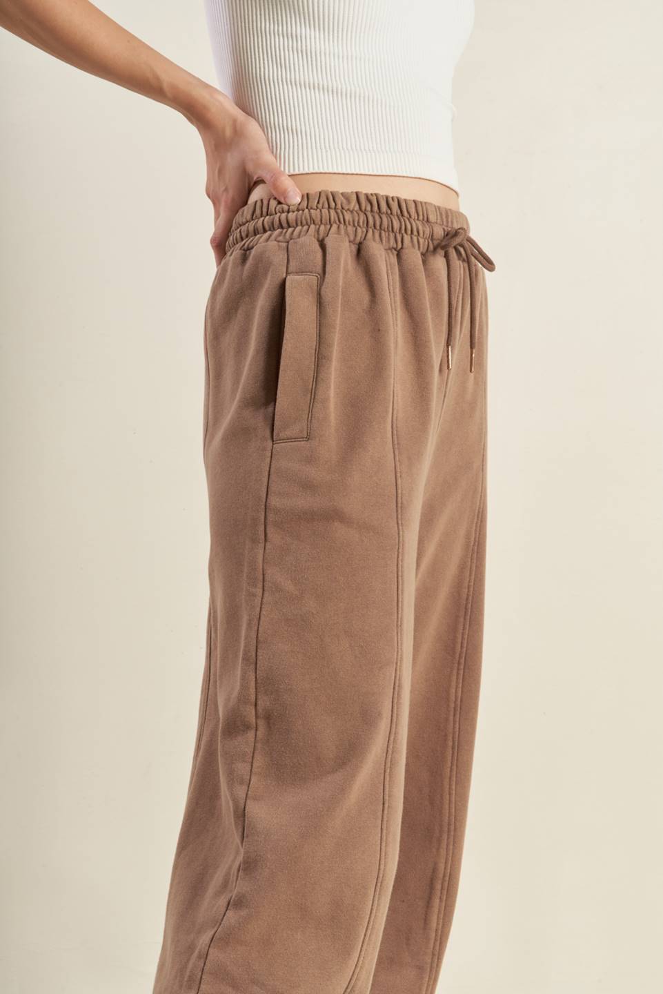 DELIGHTFUL DRAPE FRENCH TERRY JOGGER PANTS - Mack & Harvie