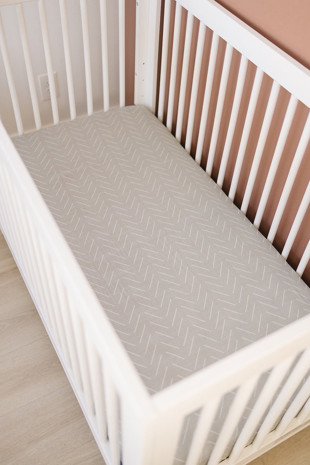 Desert Sage Muslin Crib Sheet - Mack & Harvie