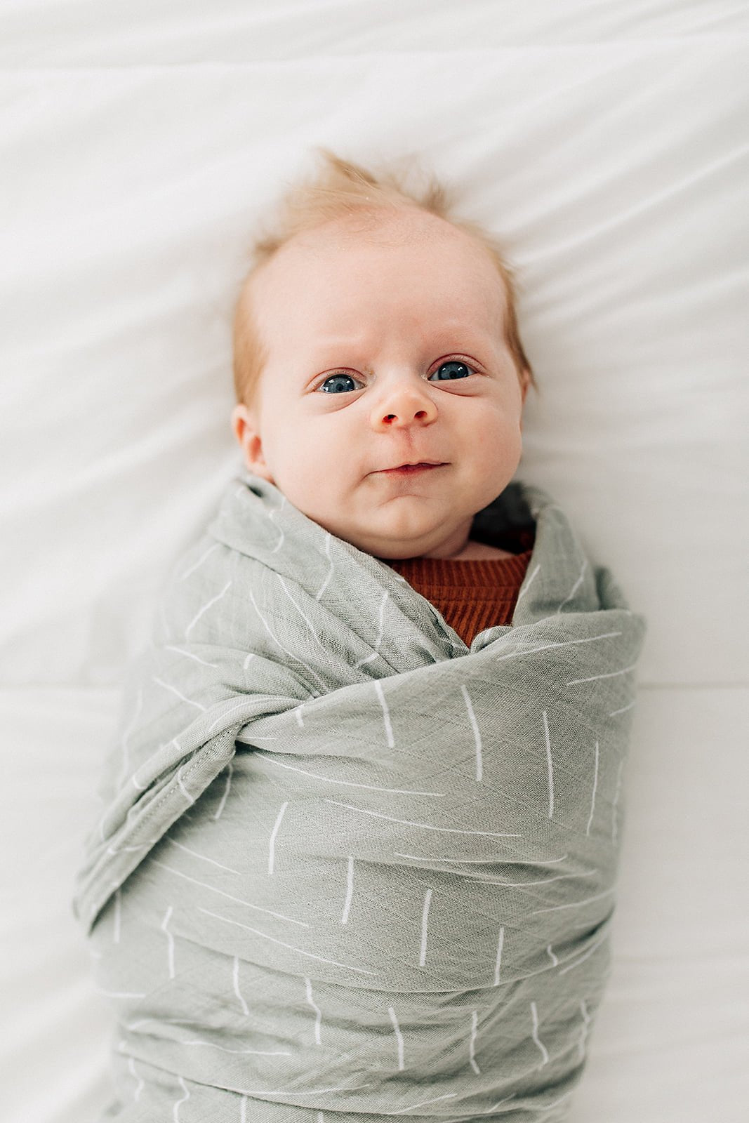 Desert Sage Muslin Swaddle Blanket - Mack & Harvie