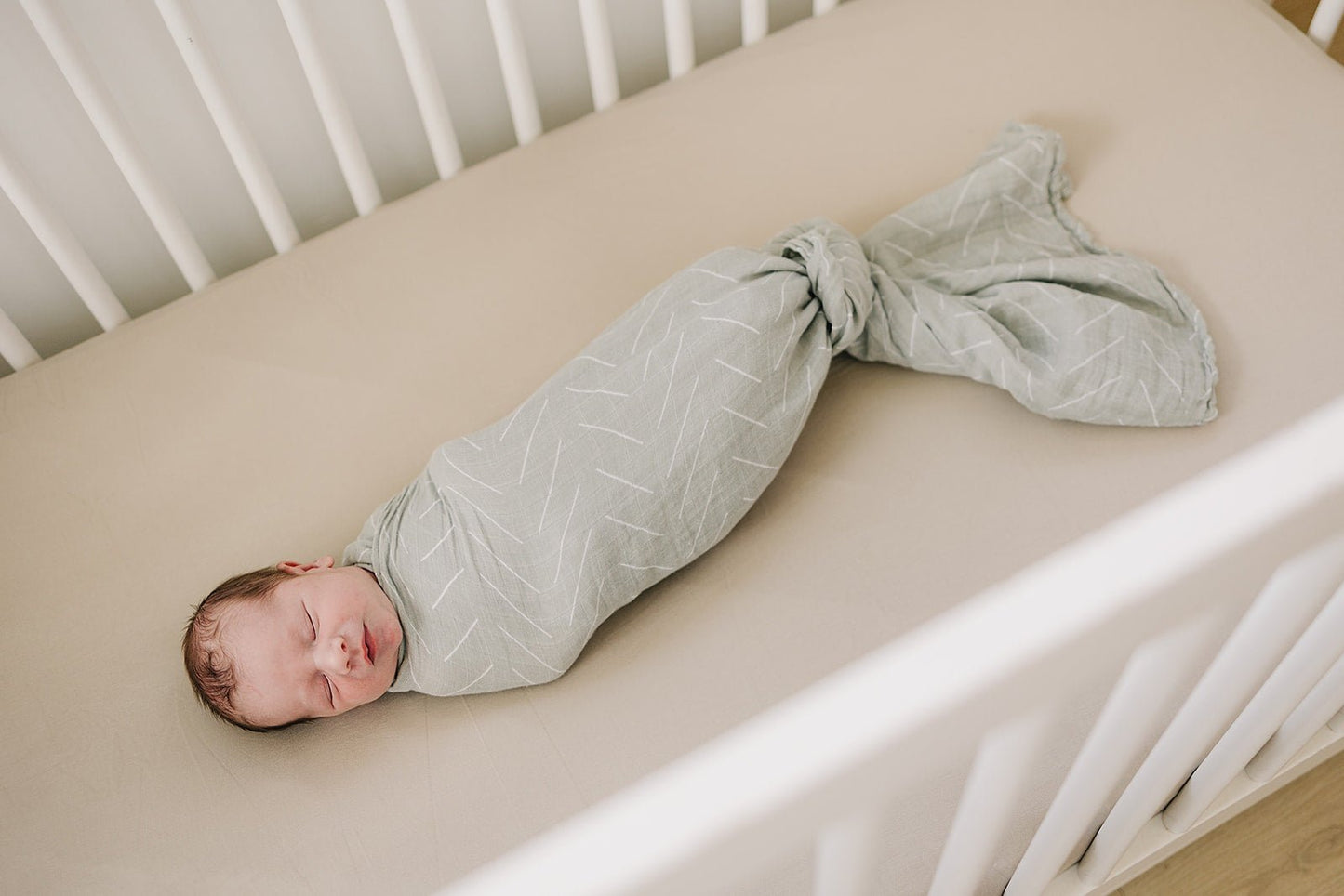 Desert Sage Muslin Swaddle Blanket - Mack & Harvie