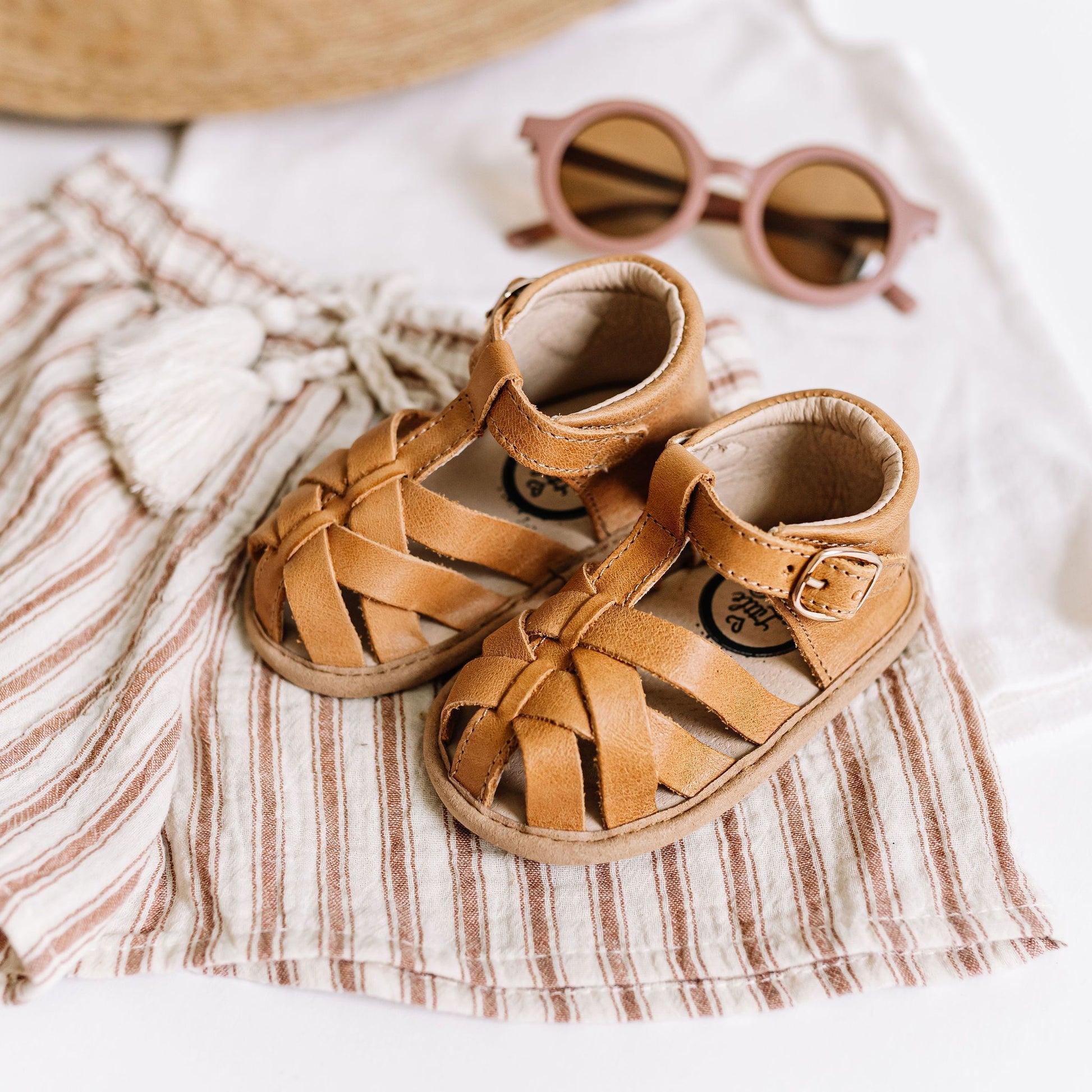 Desert Sand Closed Toe Sandal {Premium Leather} - Mack & Harvie