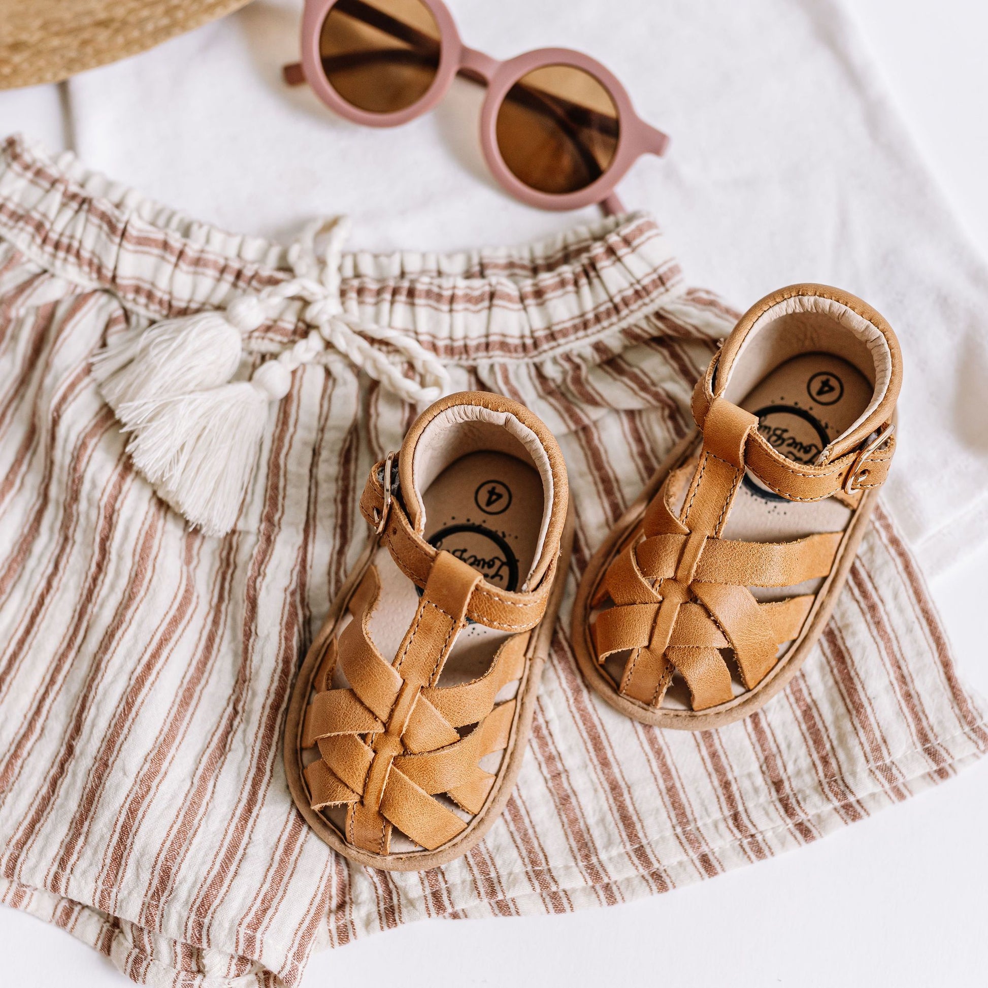 Desert Sand Closed Toe Sandal {Premium Leather} - Mack & Harvie