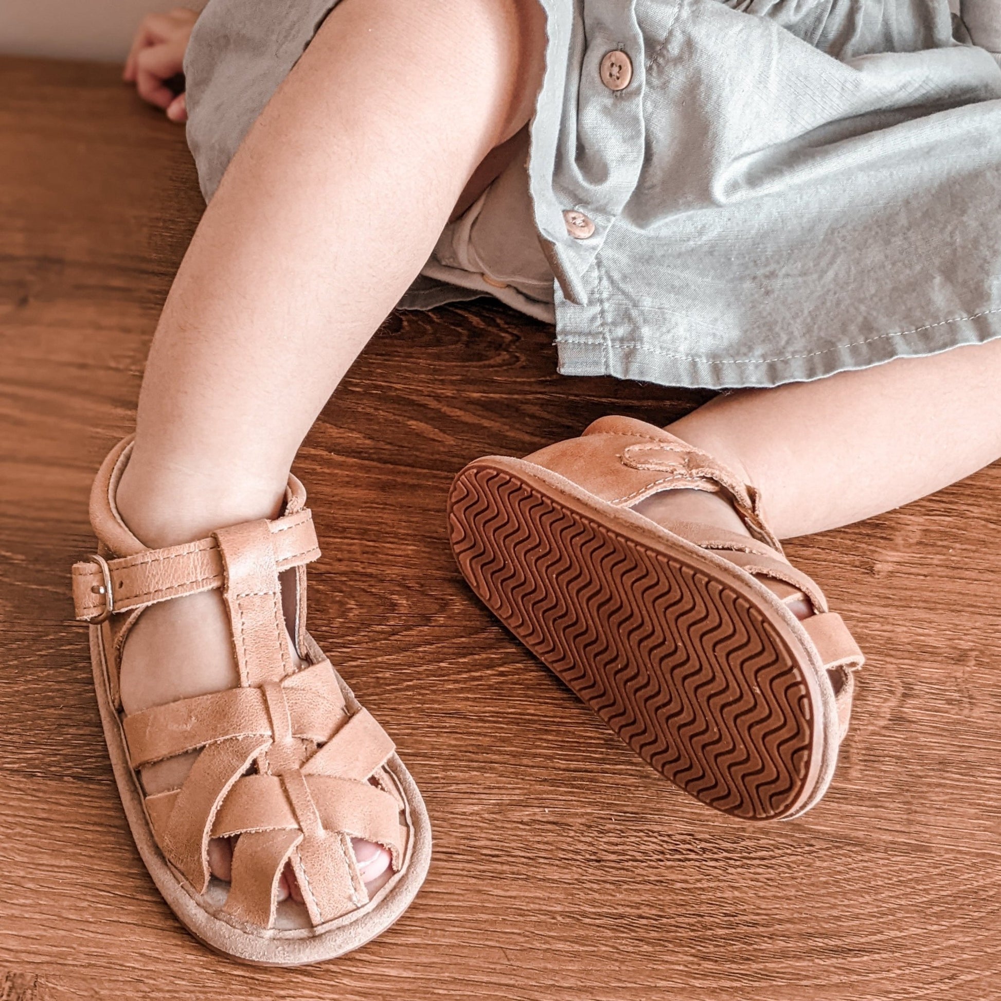 Desert Sand Closed Toe Sandal {Premium Leather} - Mack & Harvie