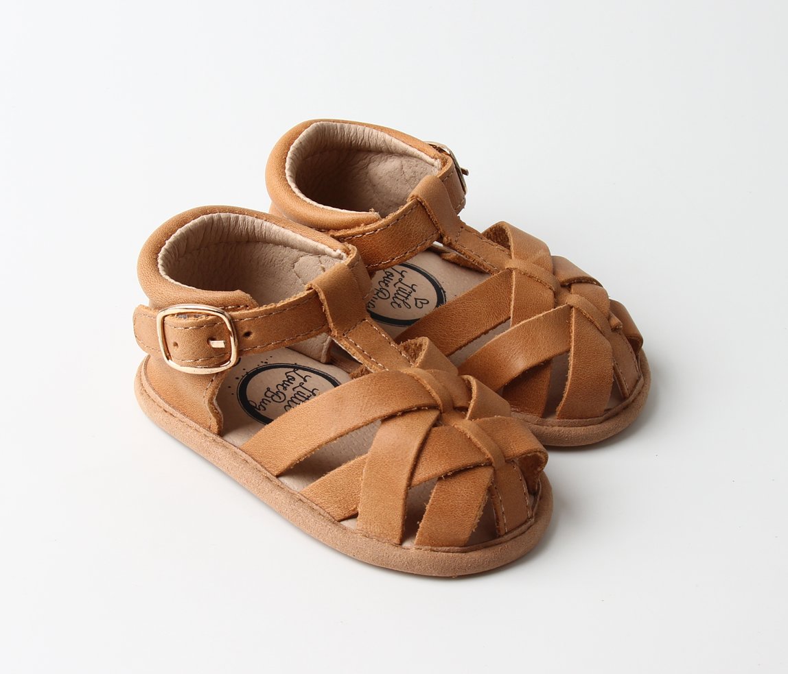 Desert Sand Closed Toe Sandal {Premium Leather} - Mack & Harvie