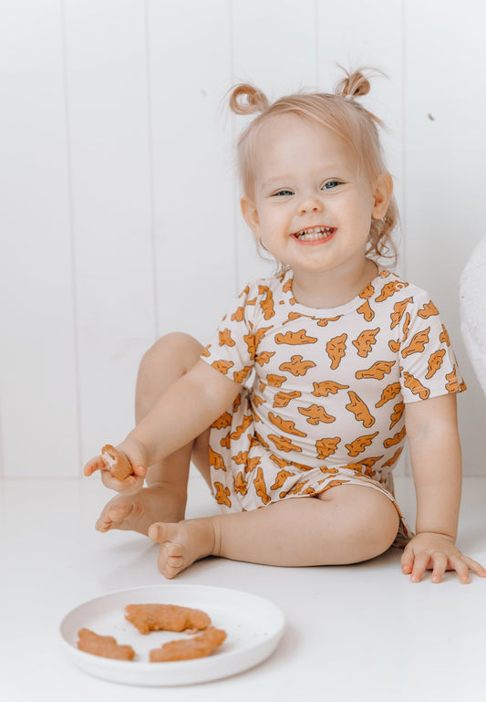 DINO NUGGET DREAM BODYSUIT DRESS - Mack & Harvie