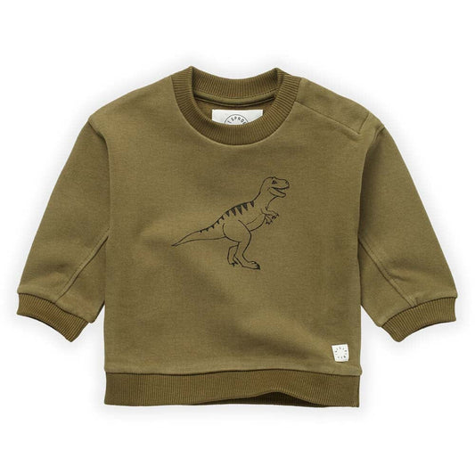 Dino Sweatshirt - Khaki - Mack & Harvie