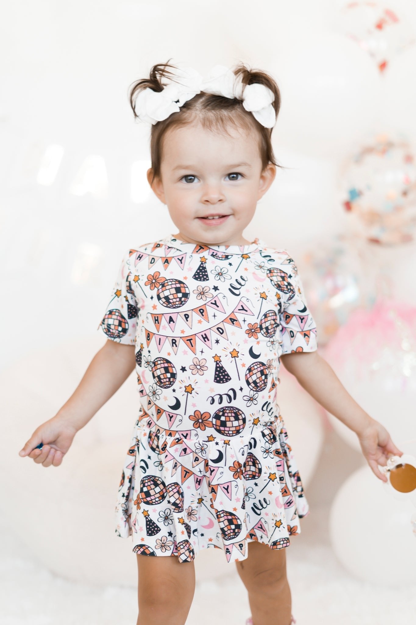 DISCO BIRTHDAY GIRL DREAM BODYSUIT DRESS - Mack & Harvie