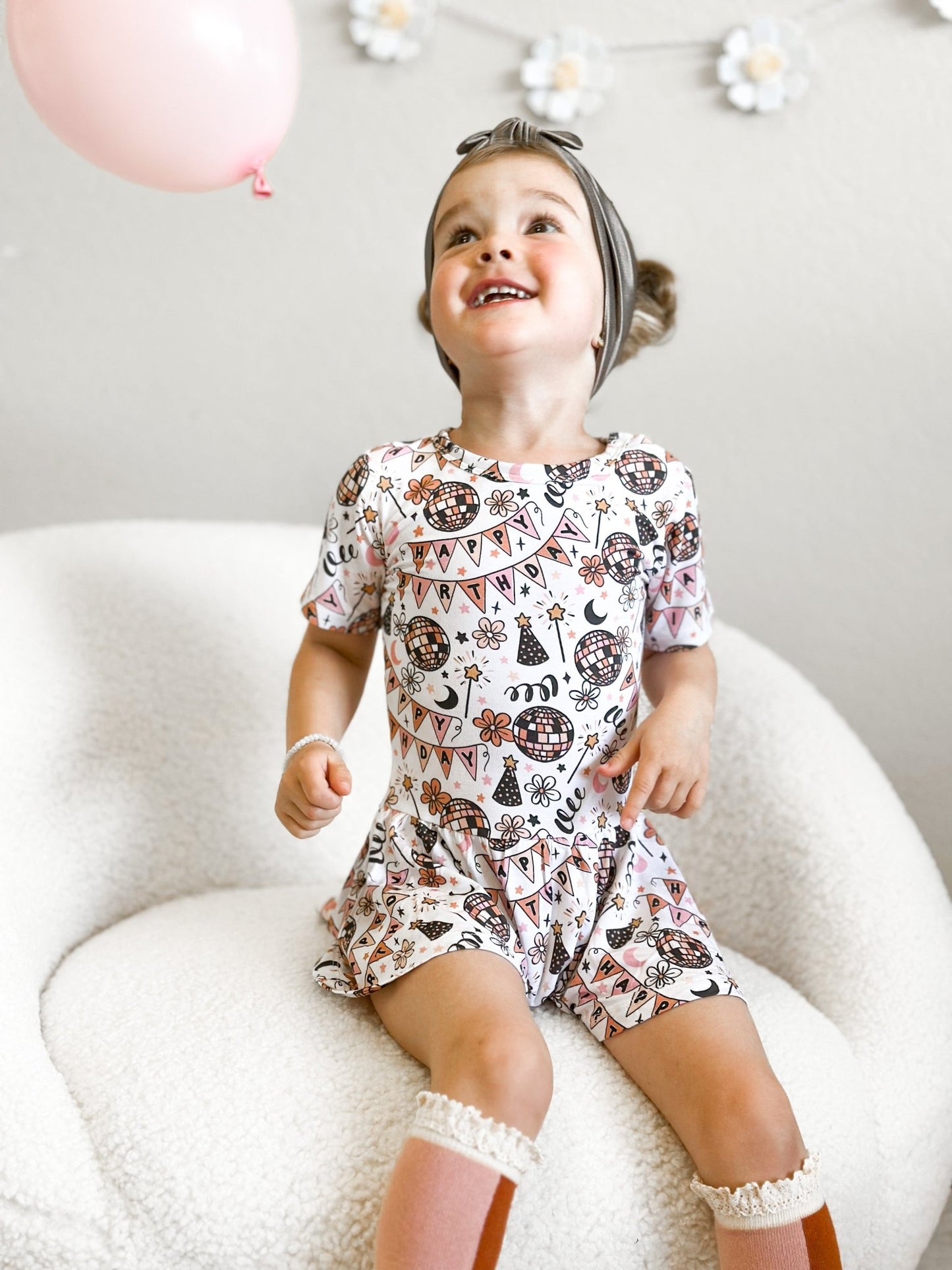 DISCO BIRTHDAY GIRL DREAM BODYSUIT DRESS - Mack & Harvie