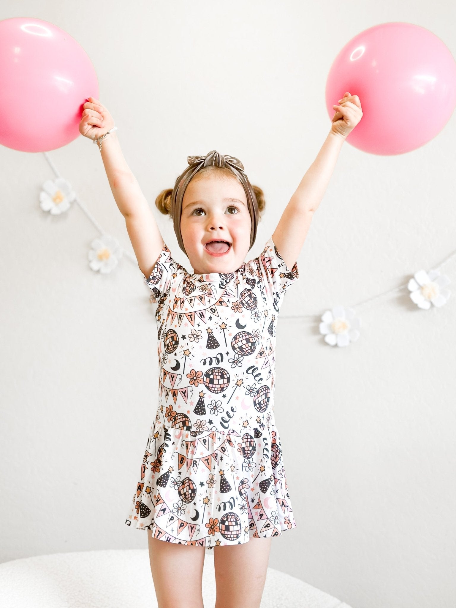 DISCO BIRTHDAY GIRL DREAM BODYSUIT DRESS - Mack & Harvie