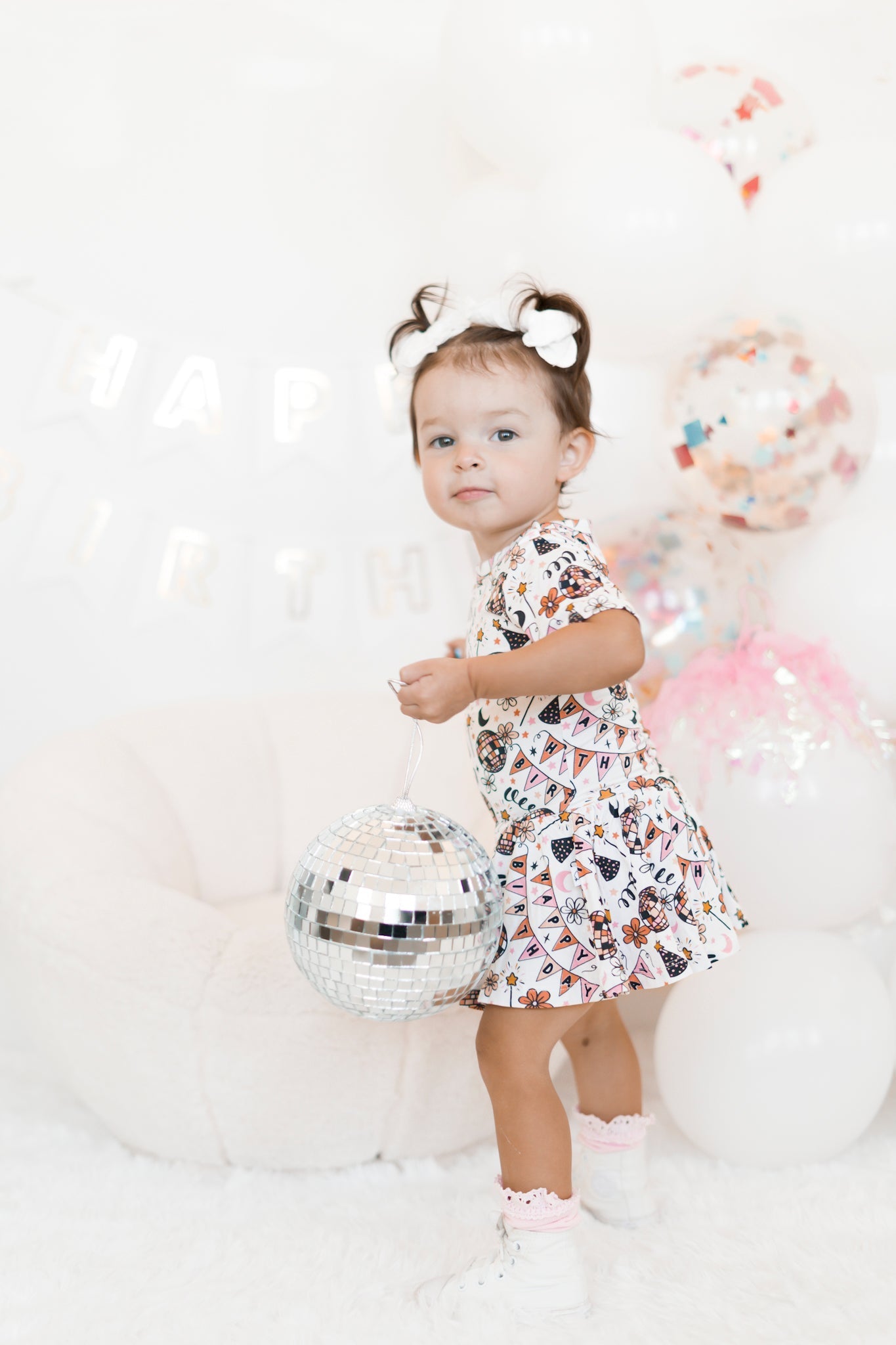 DISCO BIRTHDAY GIRL DREAM BODYSUIT DRESS - Mack & Harvie