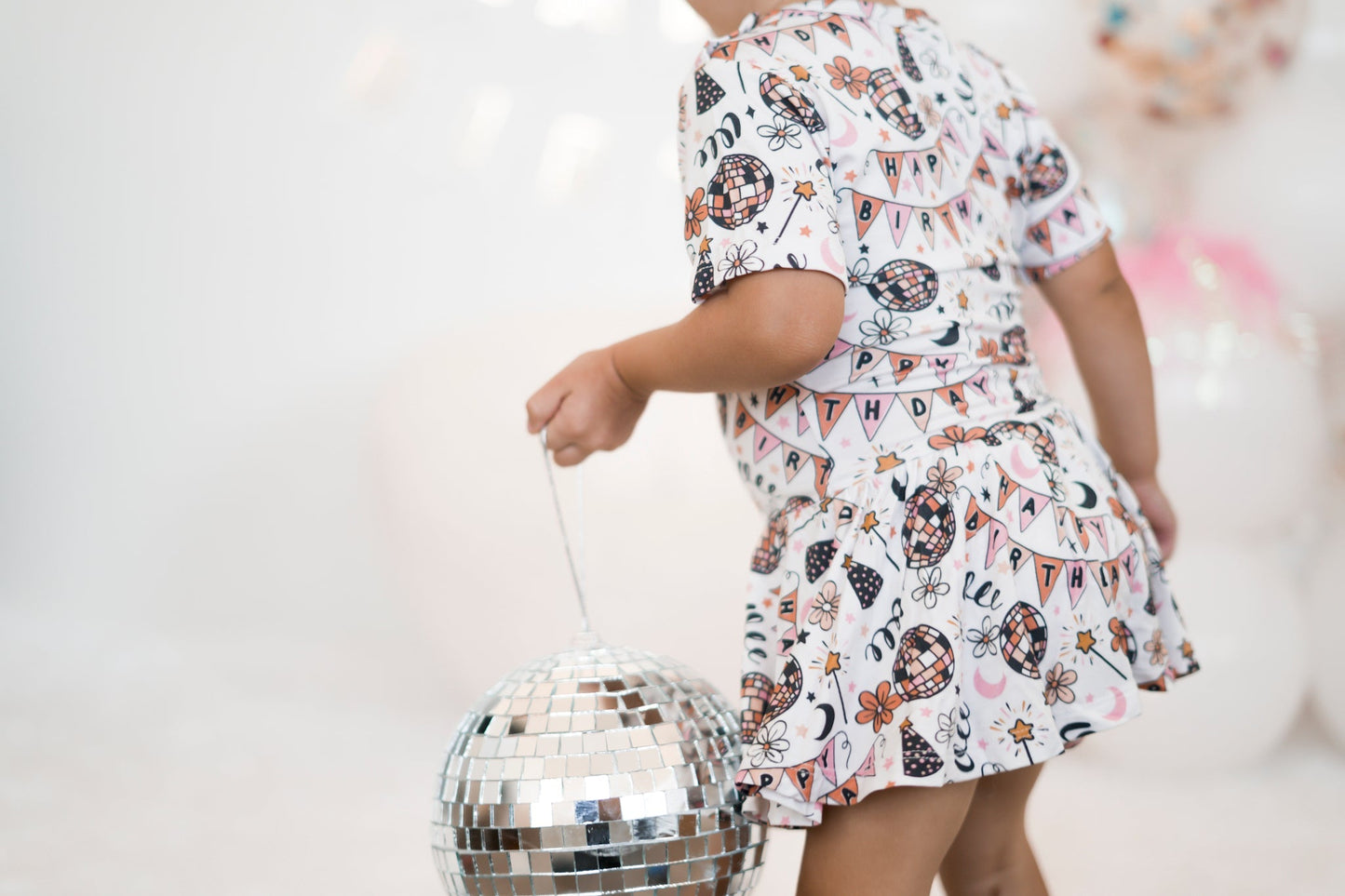 DISCO BIRTHDAY GIRL DREAM BODYSUIT DRESS - Mack & Harvie