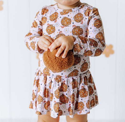 DISCO PUMPKIN DREAM BODYSUIT DRESS - Mack & Harvie