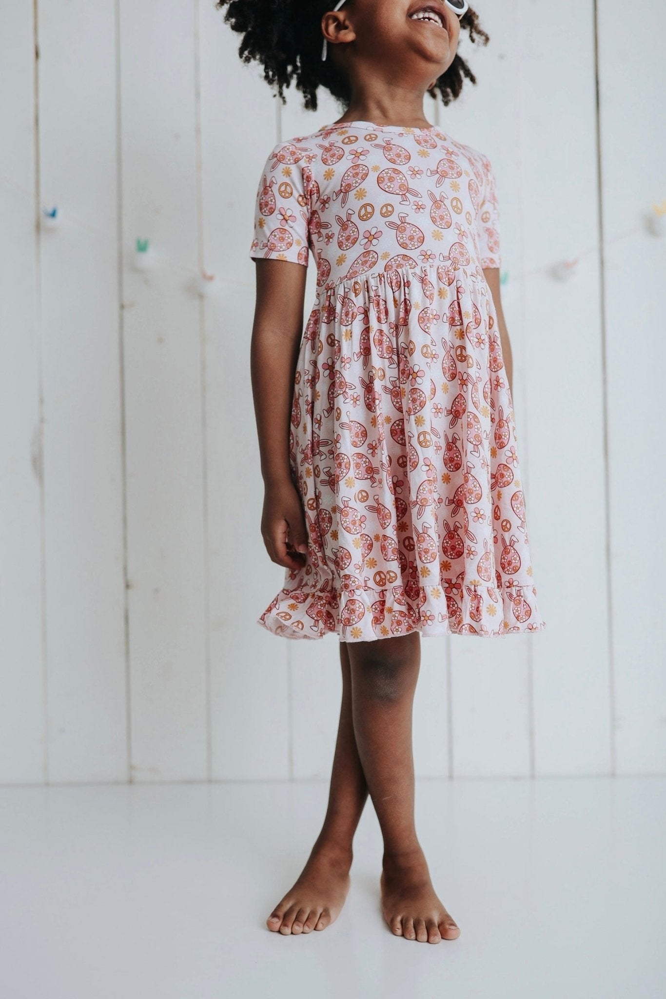 DON'T WORRY BE HOPPY DREAM RUFFLE DRESS - Mack & Harvie