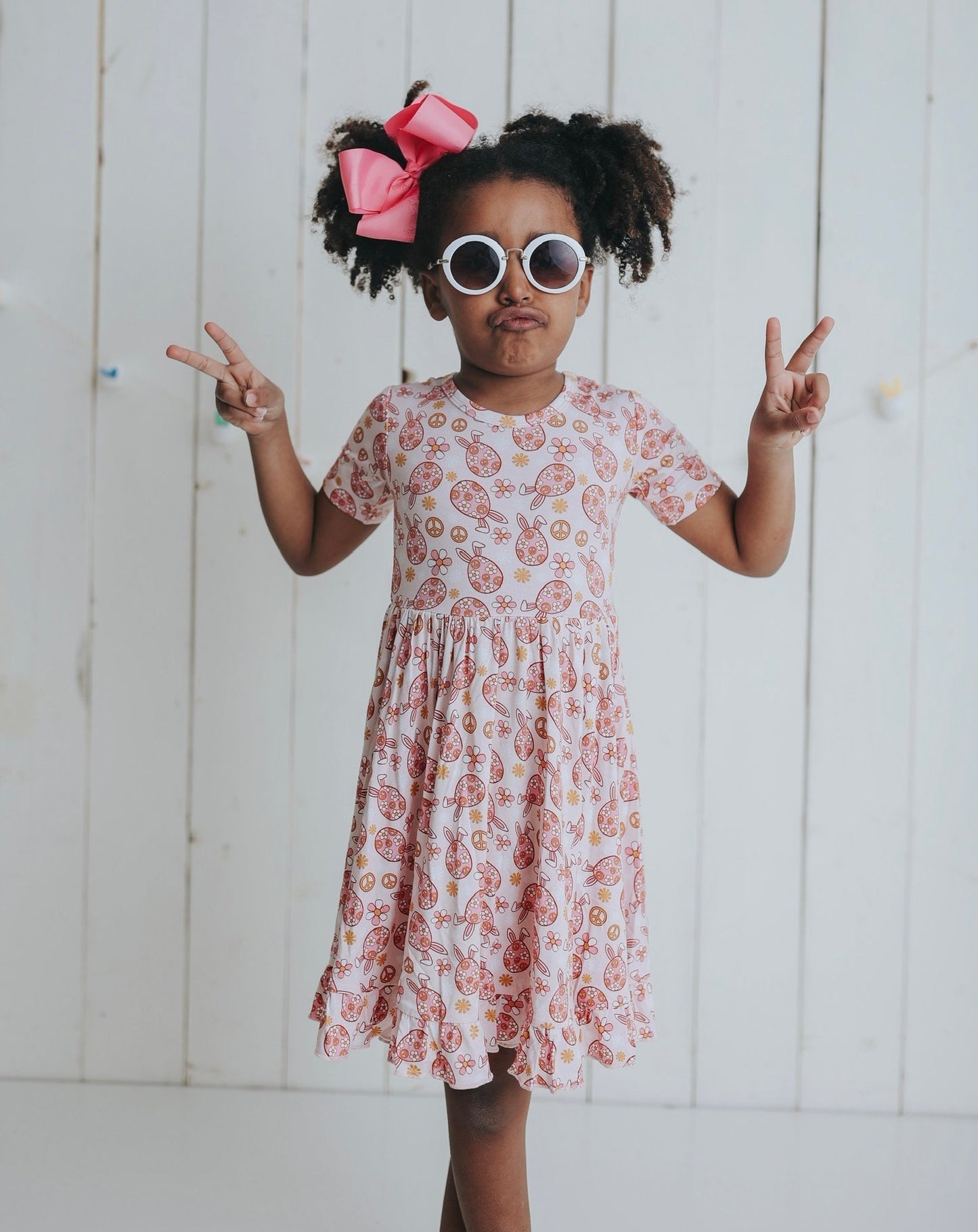 DON'T WORRY BE HOPPY DREAM RUFFLE DRESS - Mack & Harvie