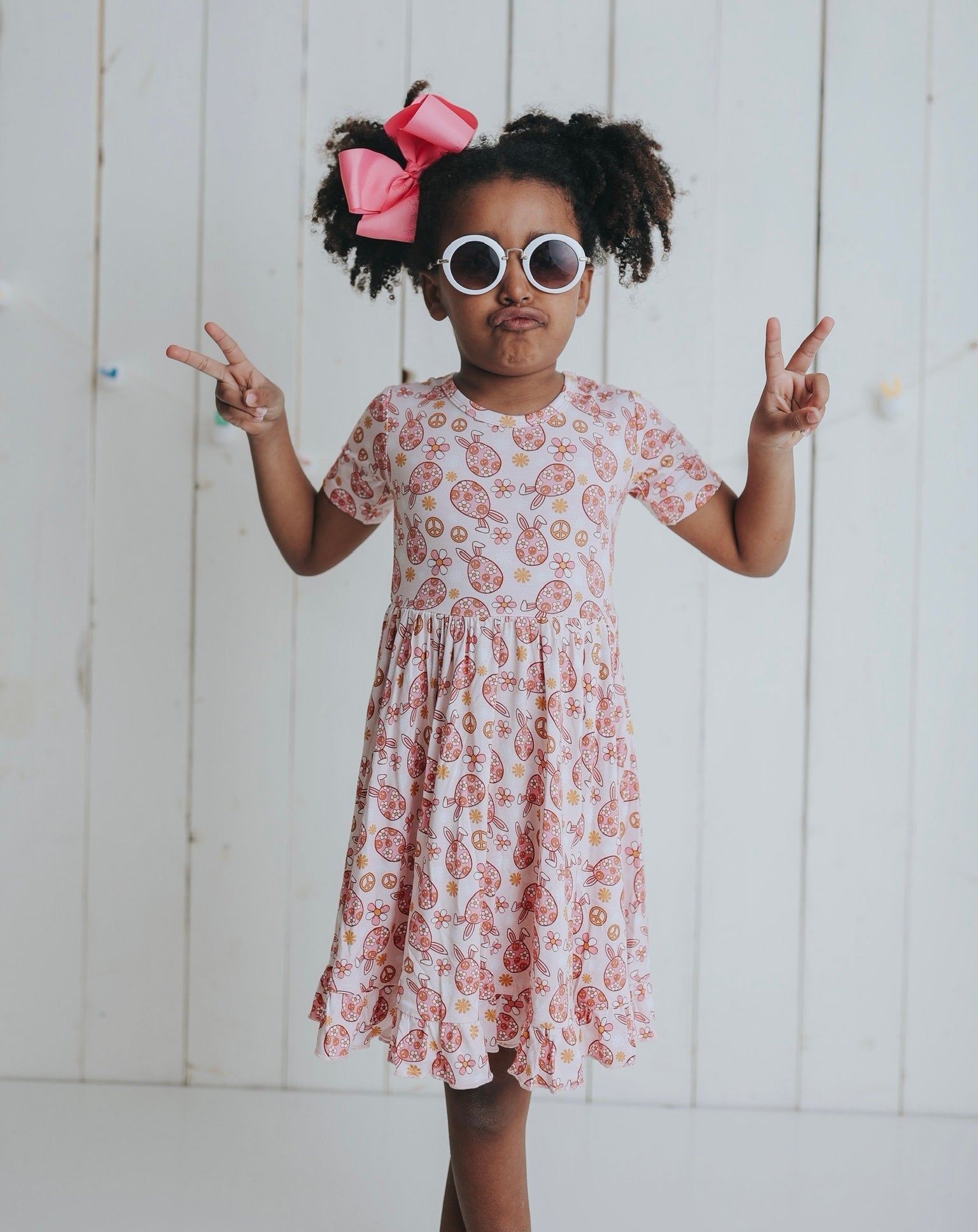 DON'T WORRY BE HOPPY DREAM RUFFLE DRESS - Mack & Harvie