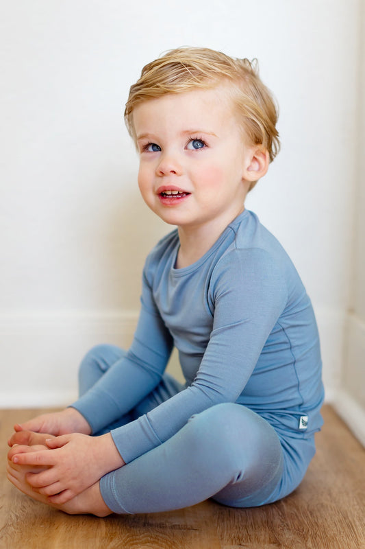 Dried Lavender Long Sleeve Pajama Set (6M - 12Y) - Mack & Harvie