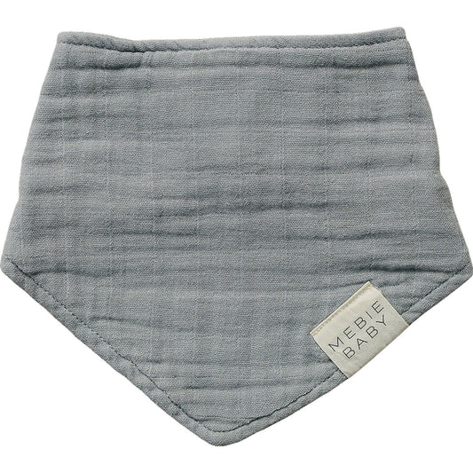 Dusty Blue Muslin Bib - Mack & Harvie