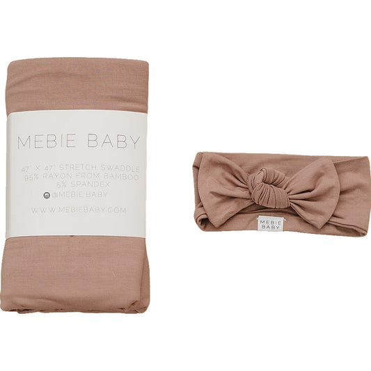 Dusty Rose Bamboo Head Wrap Set - Mack & Harvie