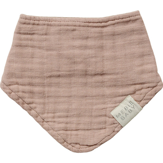 Dusty Rose Muslin Bib - Mack & Harvie