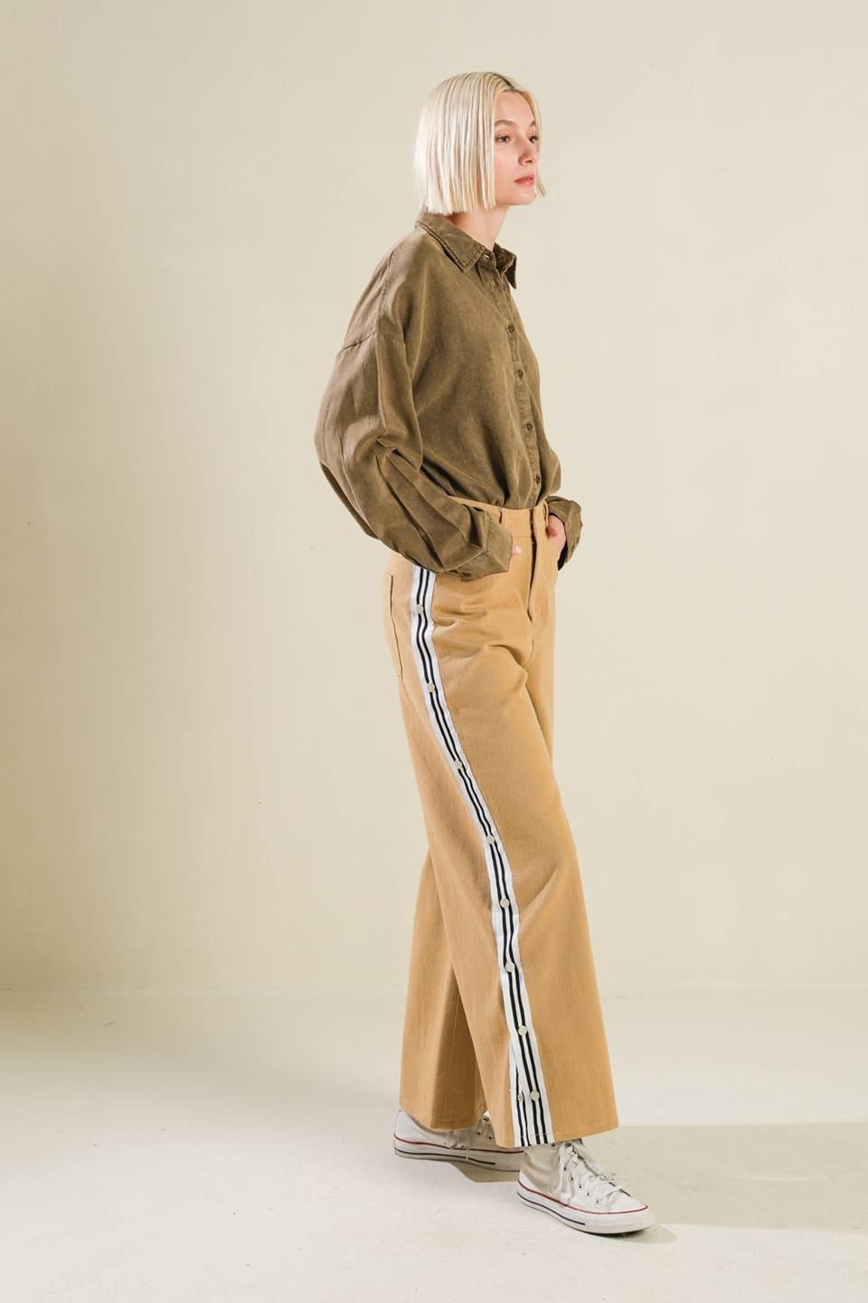 ELEGANT ELEVATION WOVEN TWILL PANTS - Mack & Harvie