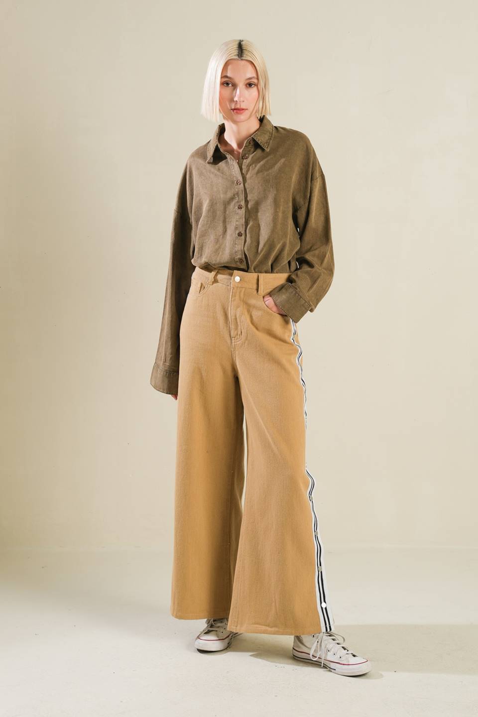 ELEGANT ELEVATION WOVEN TWILL PANTS - Mack & Harvie