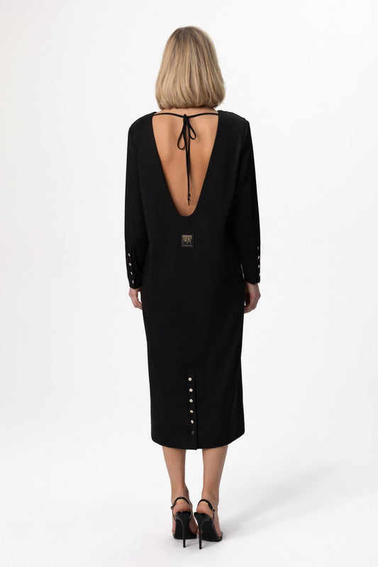 Elegant Open - Back Dress - Mack & Harvie