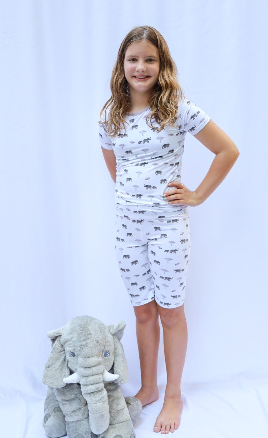 Elephant | Short Sleeve Pajamas - Mack & Harvie