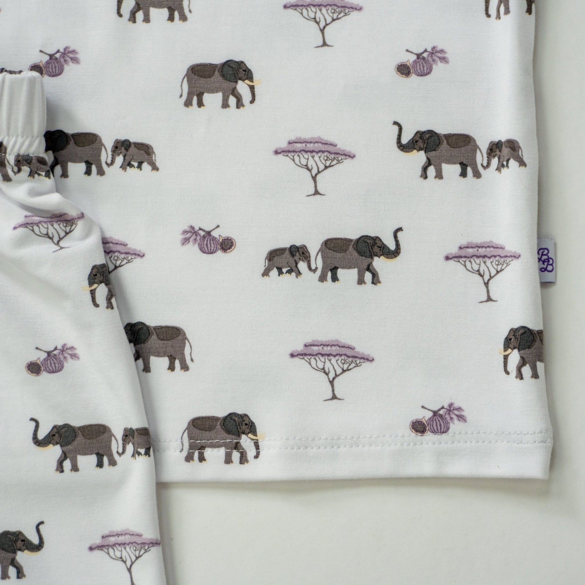 Elephant | Short Sleeve Pajamas - Mack & Harvie