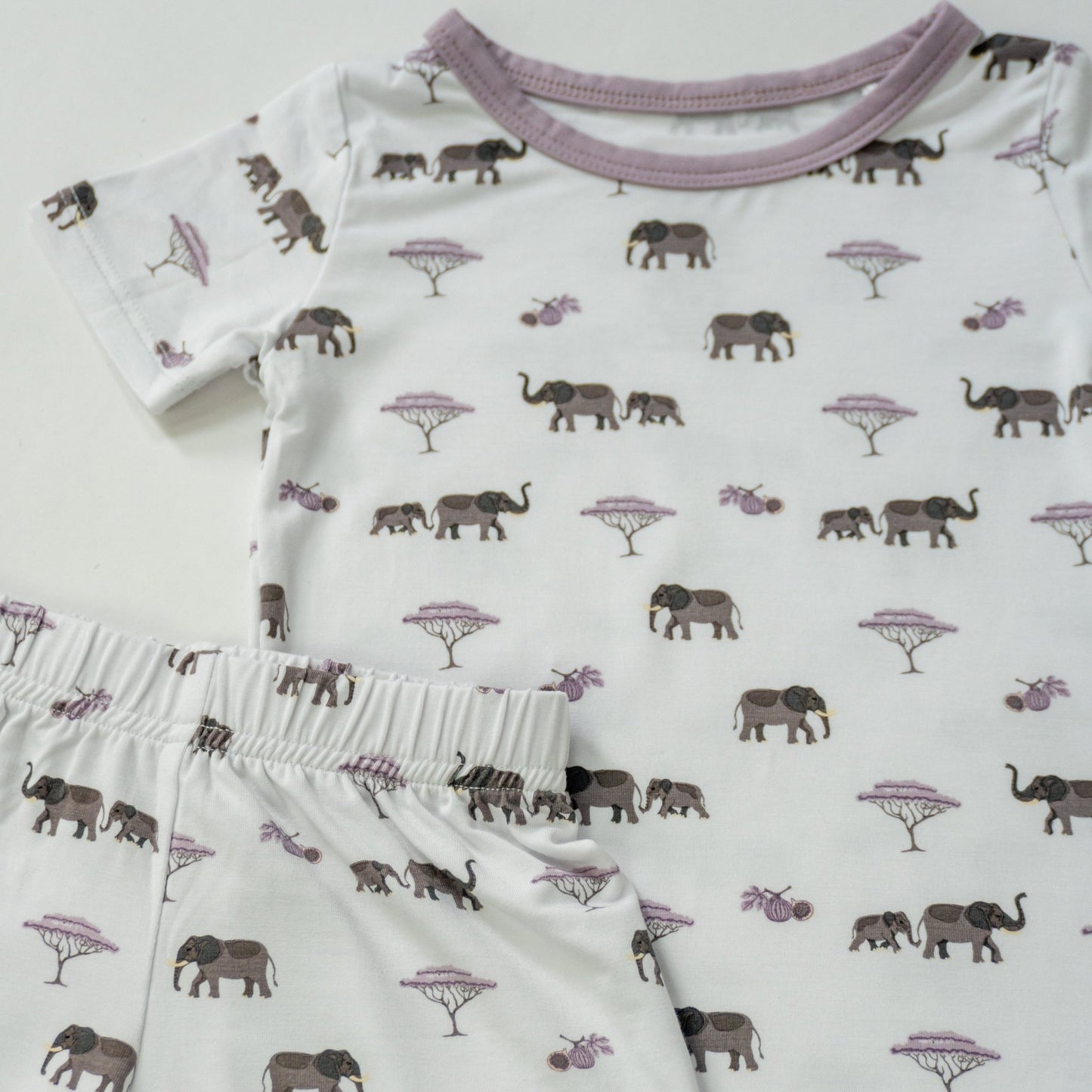 Elephant | Short Sleeve Pajamas - Mack & Harvie