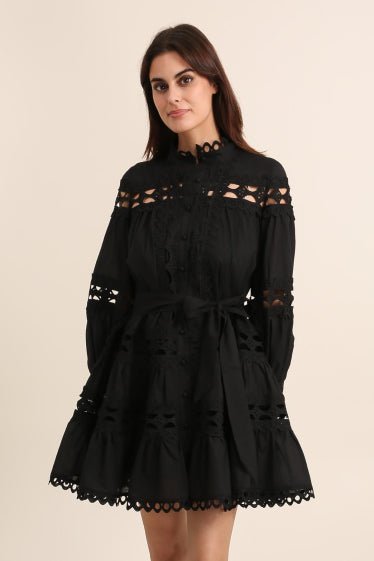 Ellie Cotton Belted Dress - Mack & Harvie