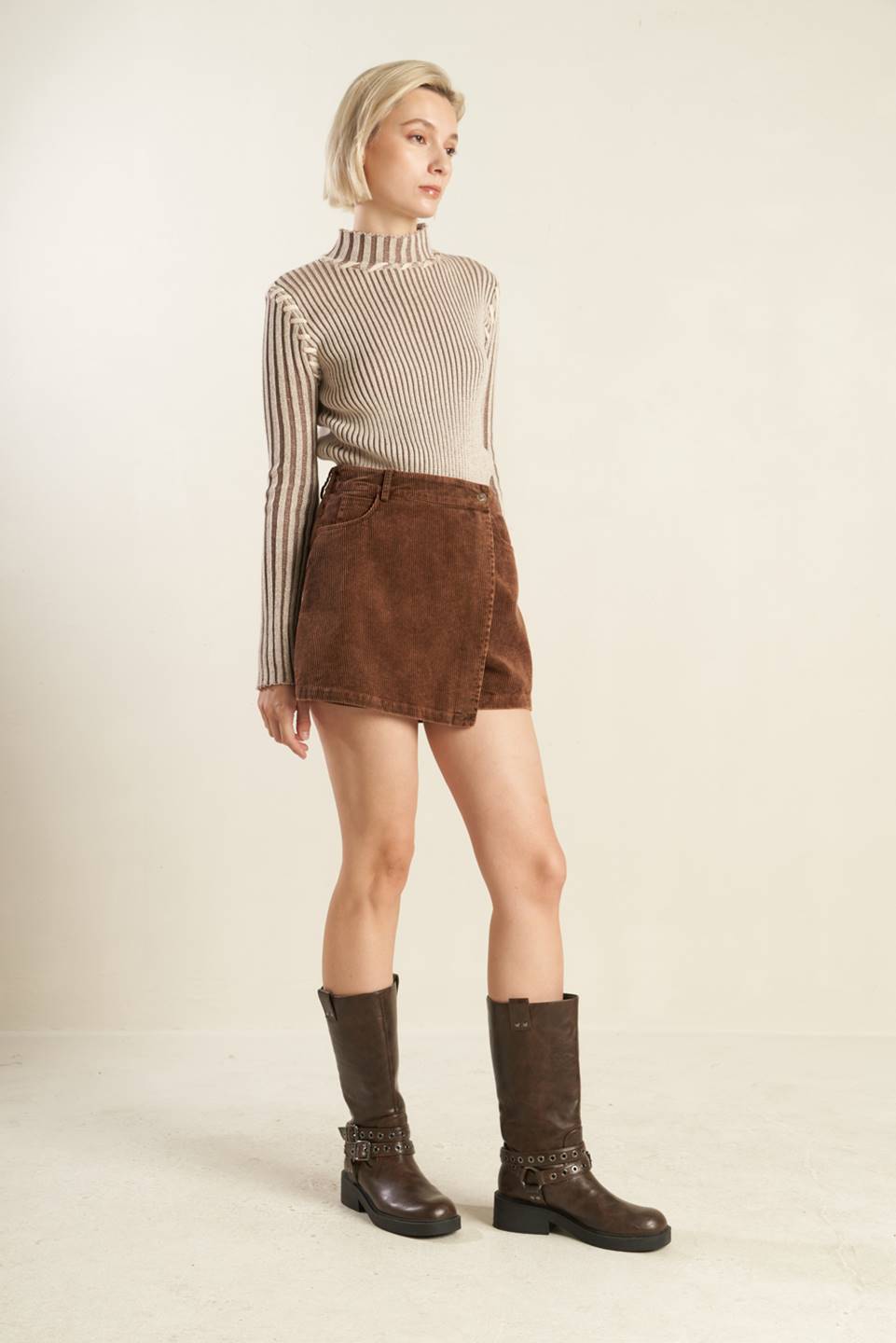 ESCAPING REALITY CORDUROY SKIRT - Mack & Harvie