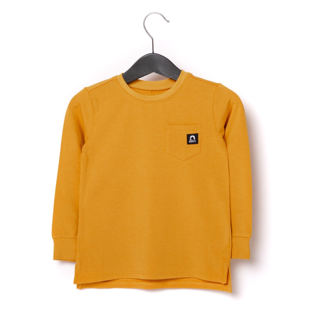 Essentials Long Sleeve Tee - 'Golden Yellow' - Mack & Harvie