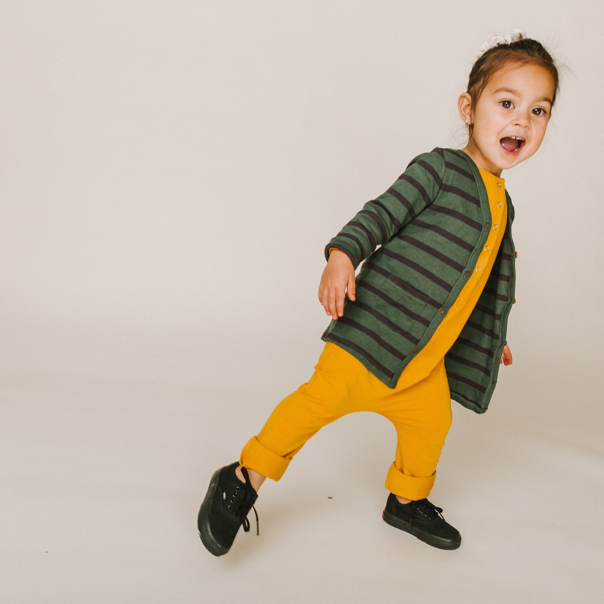 Essentials Rag Romper - 'Golden Yellow' - Mack & Harvie