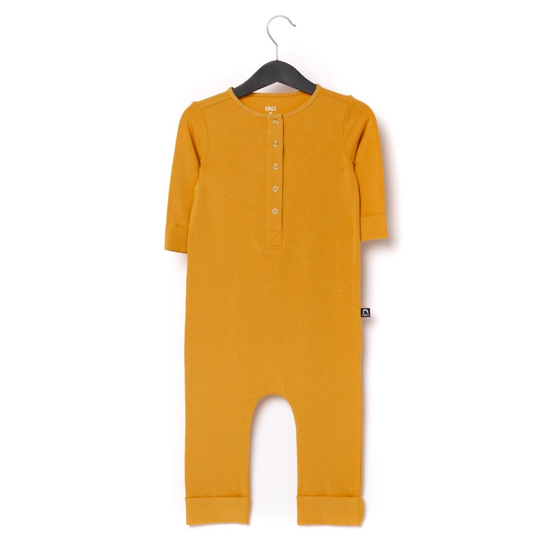 Essentials Rag Romper - 'Golden Yellow' - Mack & Harvie