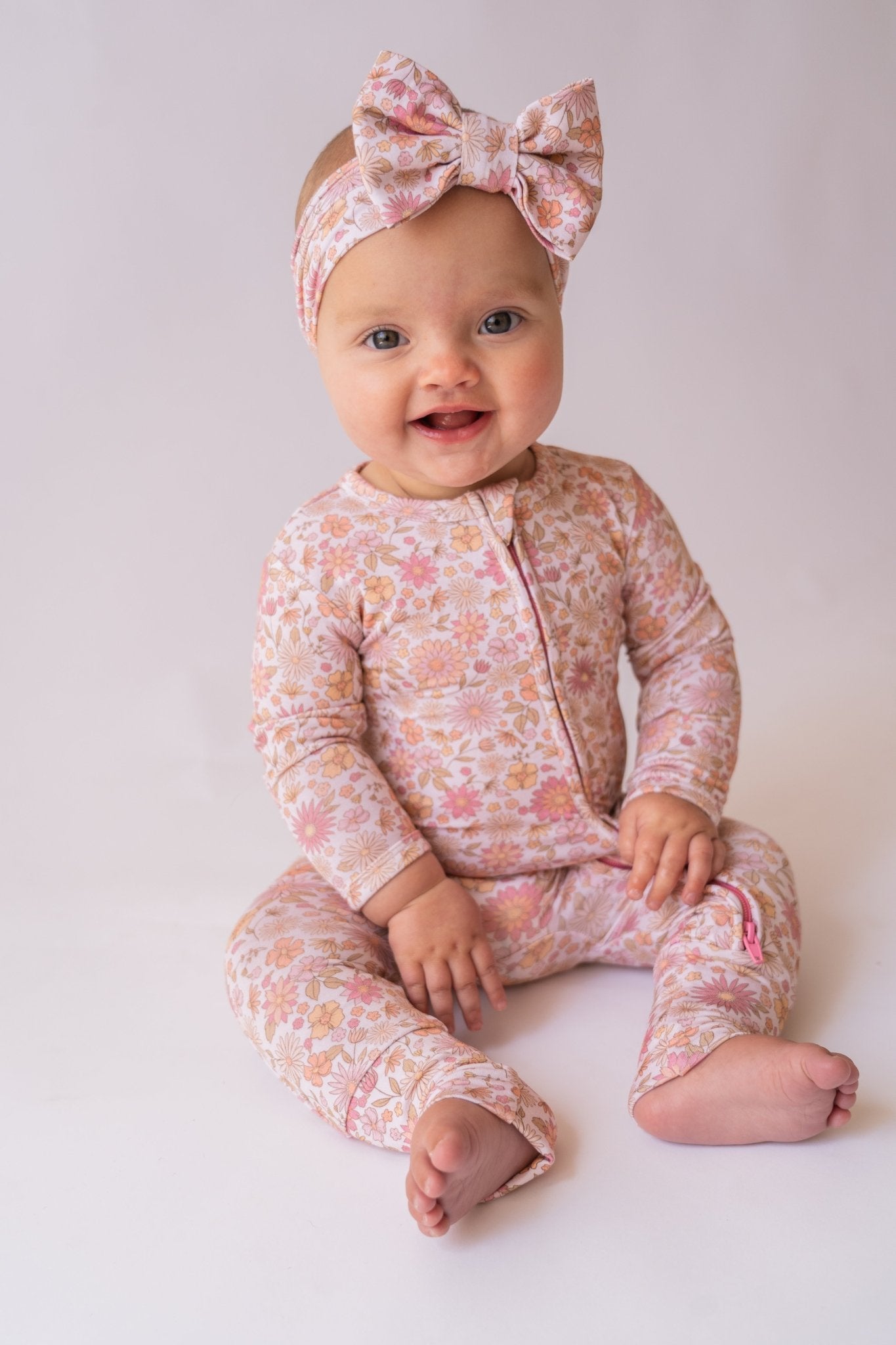 Everly | Bamboo Zip Romper - Mack & Harvie