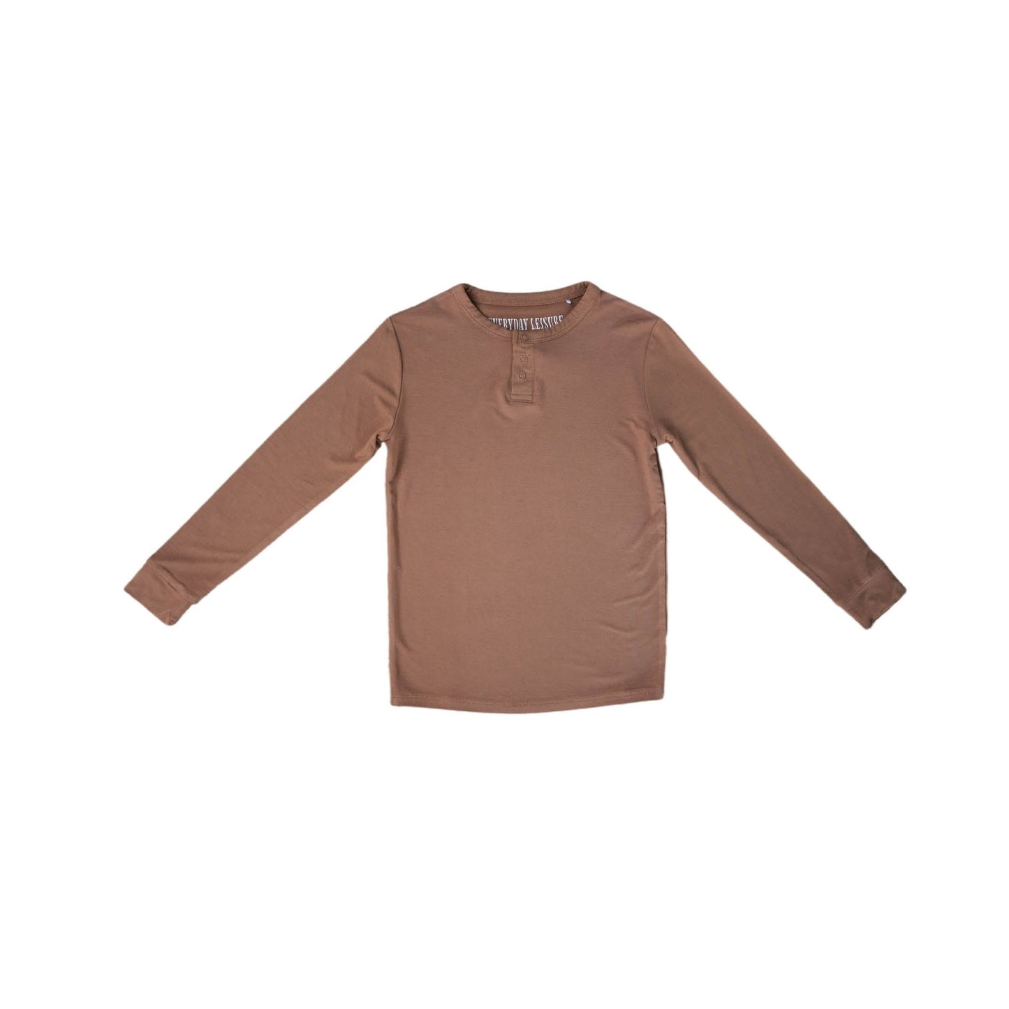 Everyday Boy's Henley | Brown - Mack & Harvie