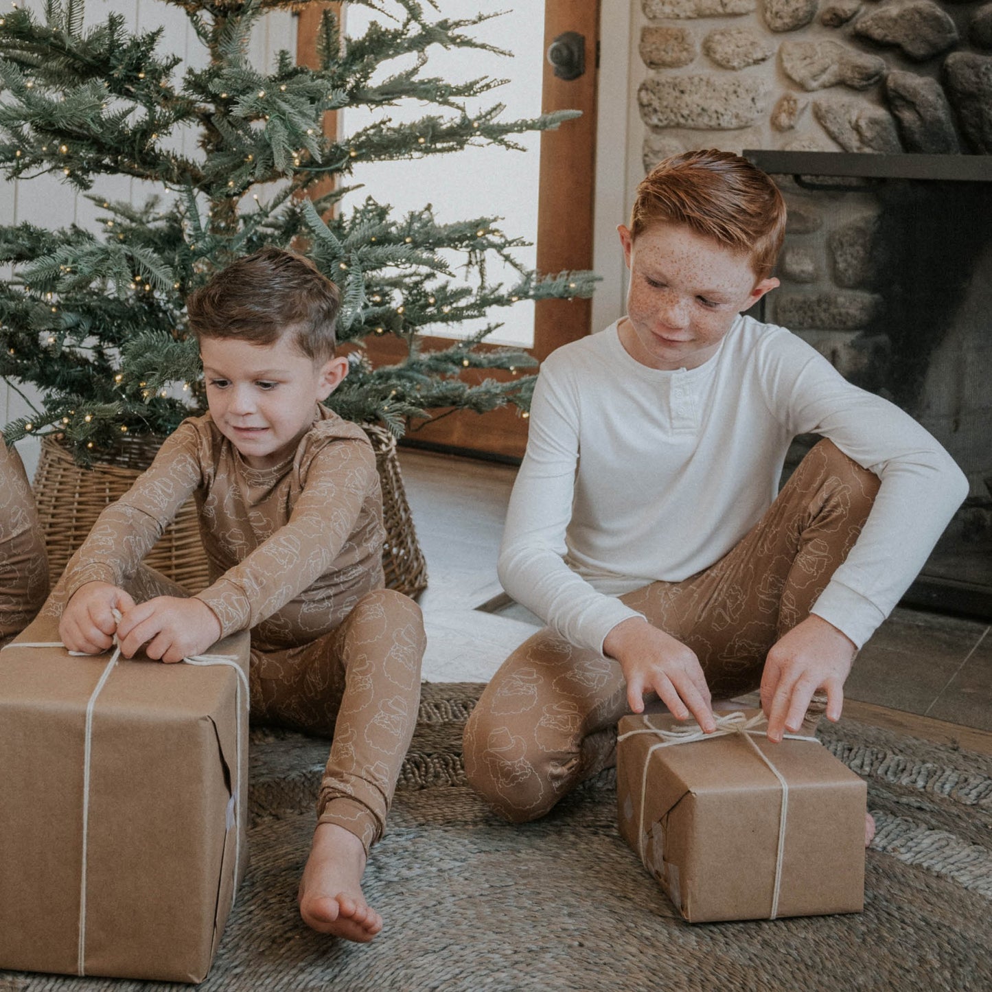 Everyday Boy's Henley | Cream - Mack & Harvie